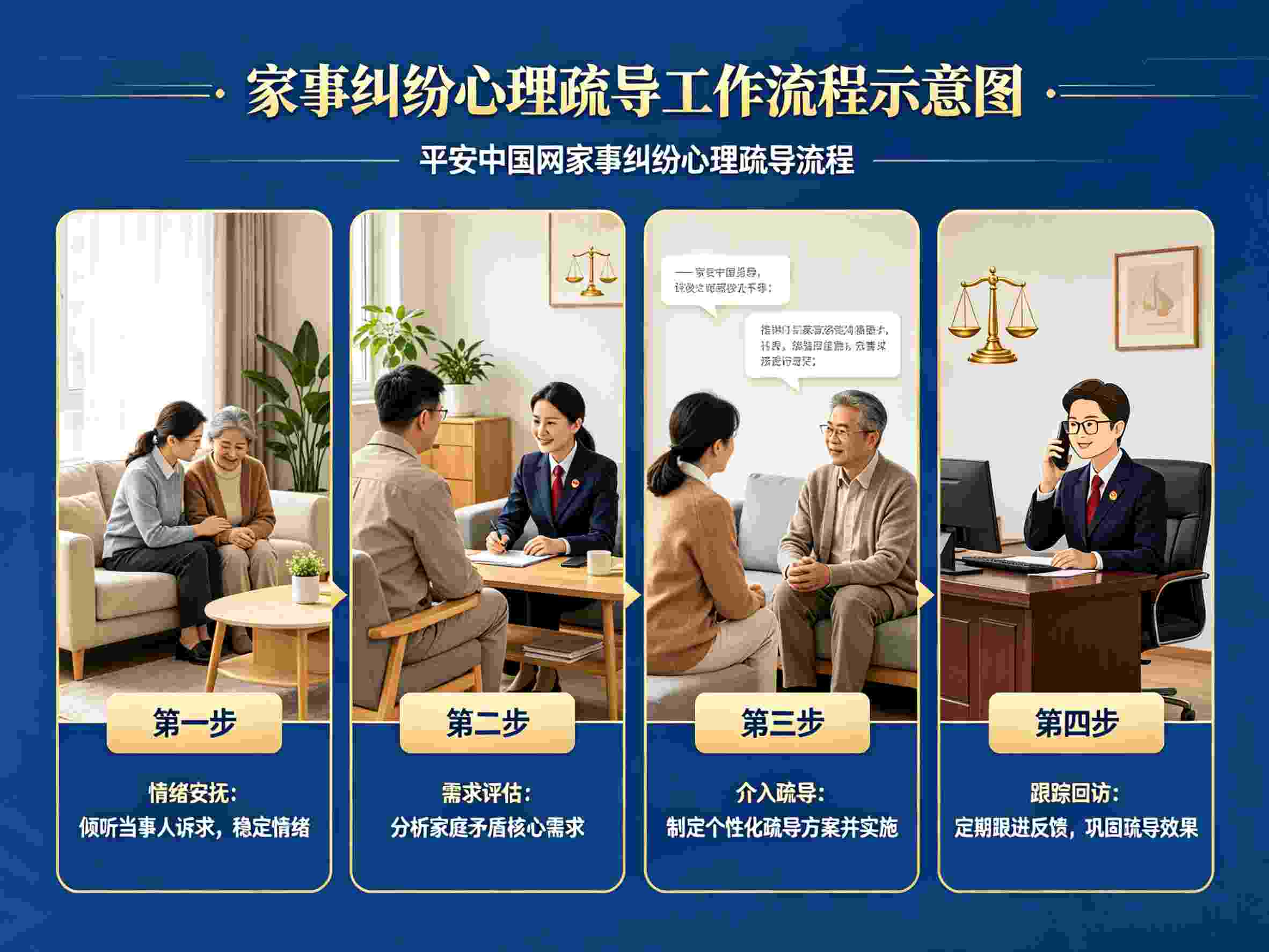 平安中国网：家事纠纷心理疏导与基层心理服务科普——心理服务